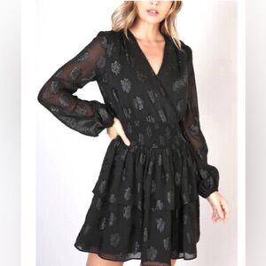 Black Long Sleeve Cocktail Dress